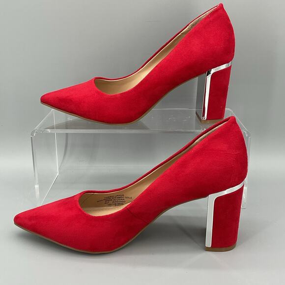 NEW Alfani Women’s Jensonn Pointed Toe Dress Heels Red Size 5M - Picture 2 of 10